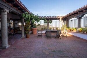 Unique Terrace with Andalusian Courtyard Style