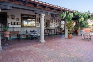 Unique Terrace with Andalusian Courtyard Style
