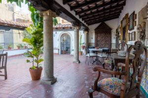 Unique Terrace with Andalusian Courtyard Style